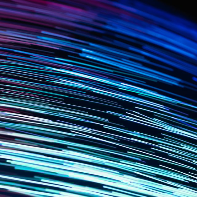 Dynamic blue light trails