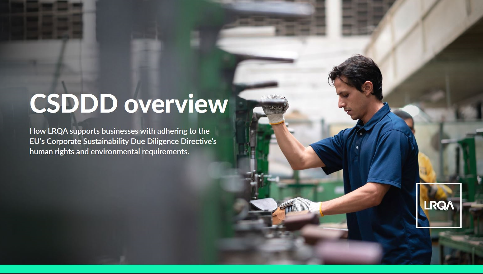 A person working in a factory
Description automatically generated